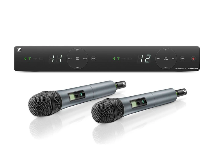 2x sennheiser xsw 2 835 wireless mics - microphone