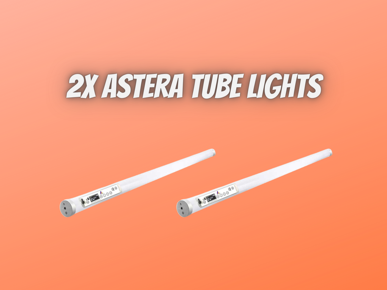 2x tube light astera titan lighting 