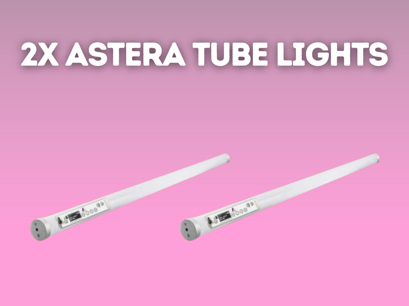 2x tube light astera titan lighting