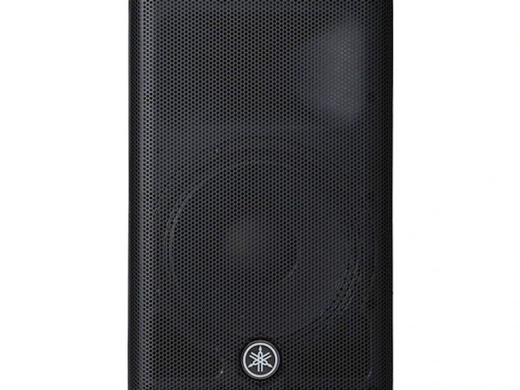 2x yamaha dxr12 active speaker pair with stands + cover