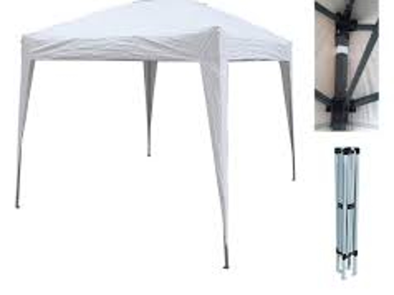 2x2m gazebo pop-up waterproof marquee canopy garden