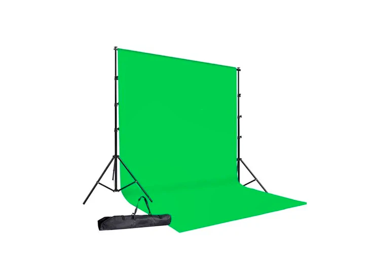 2x3m chroma green screen / kit / light