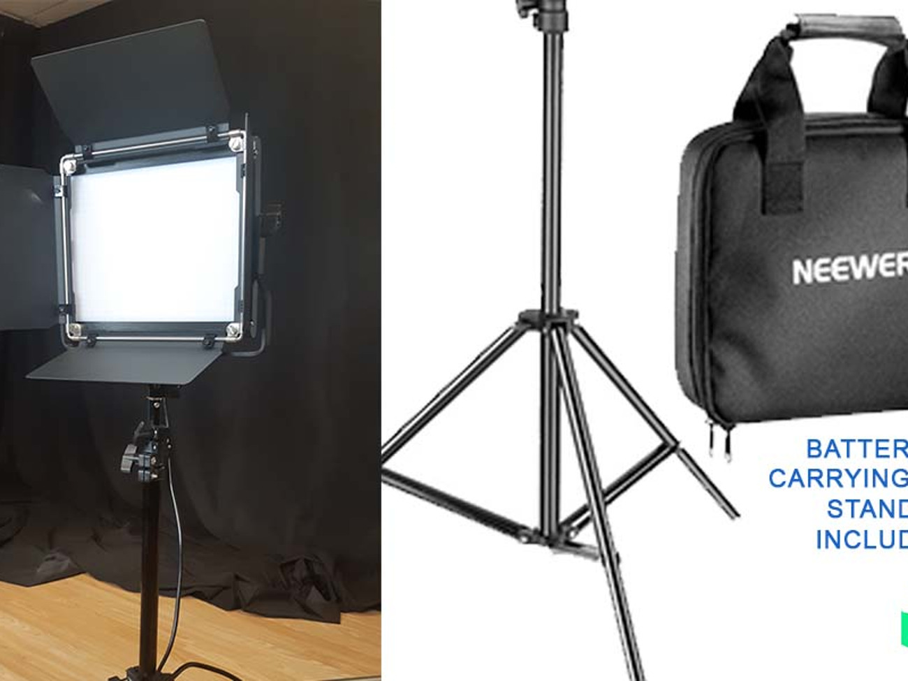 3 pack 660 led video lights.