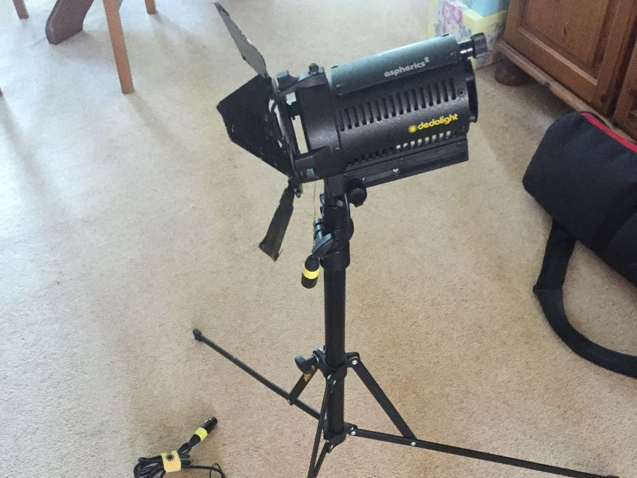 3 x dedolights dlh4 150w