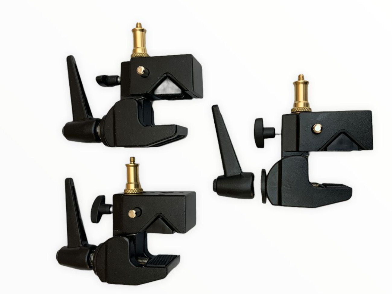 3 x manfrotto super clamp grip clamp camera lights 035