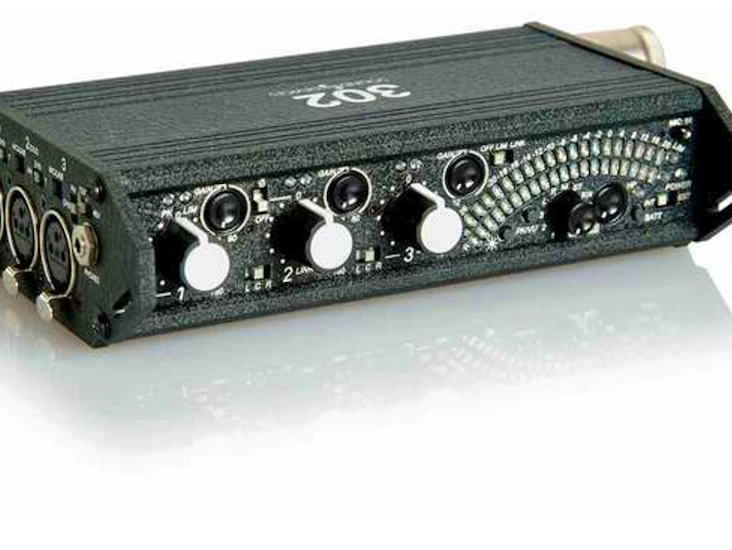 Sound devices 302 portable 3-channel field mixer