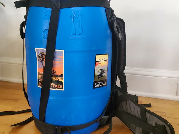 30l bear barrel for canoe camping