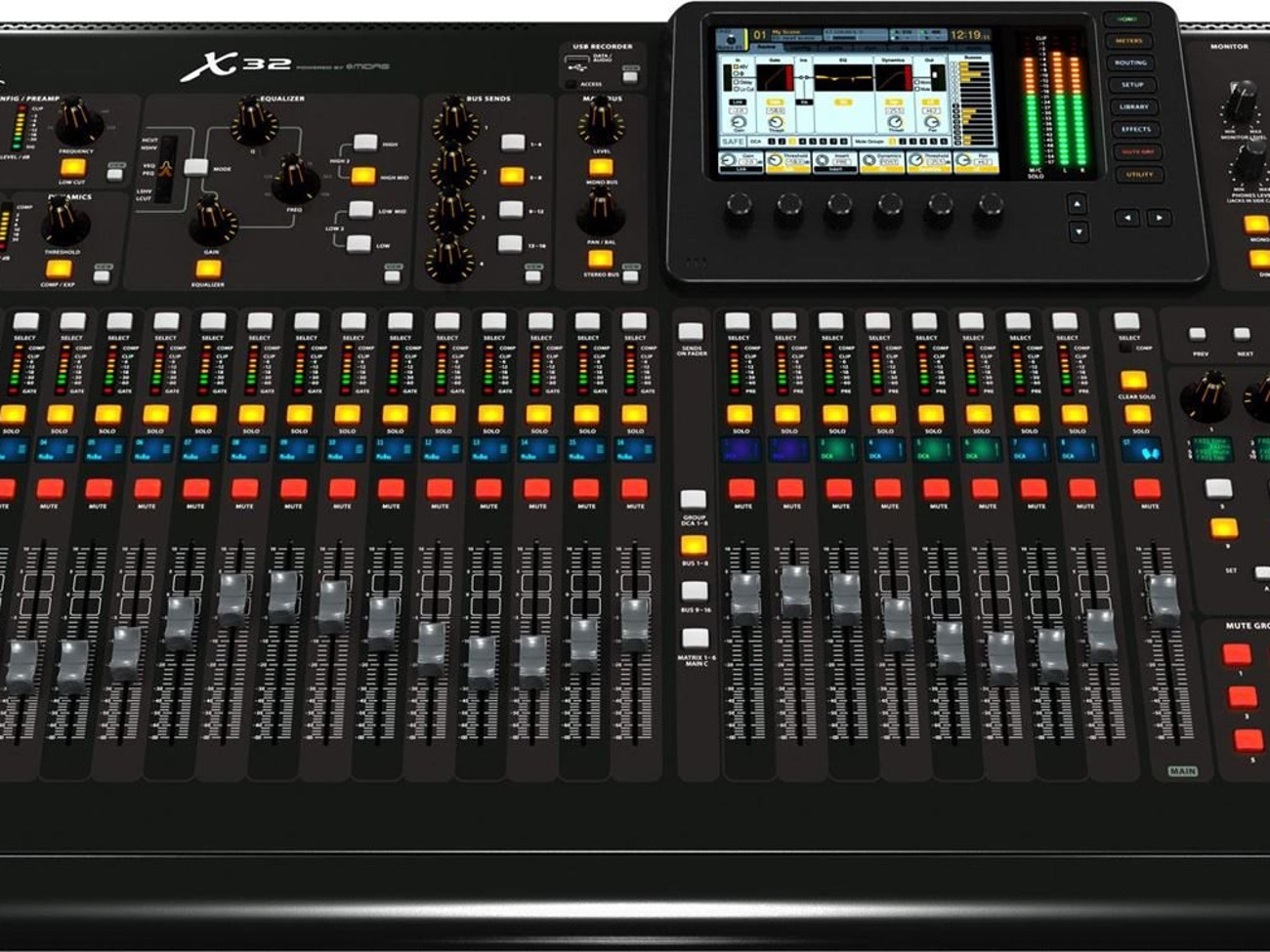 32 channel digital mixer-behringer x32 band/recording studio