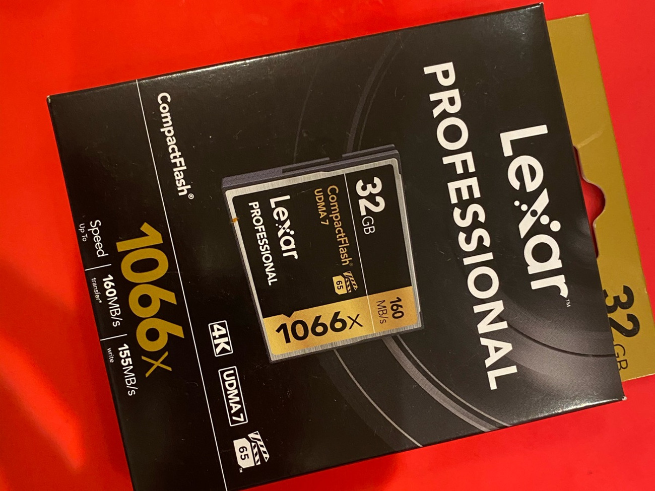 32gb professional lexar card