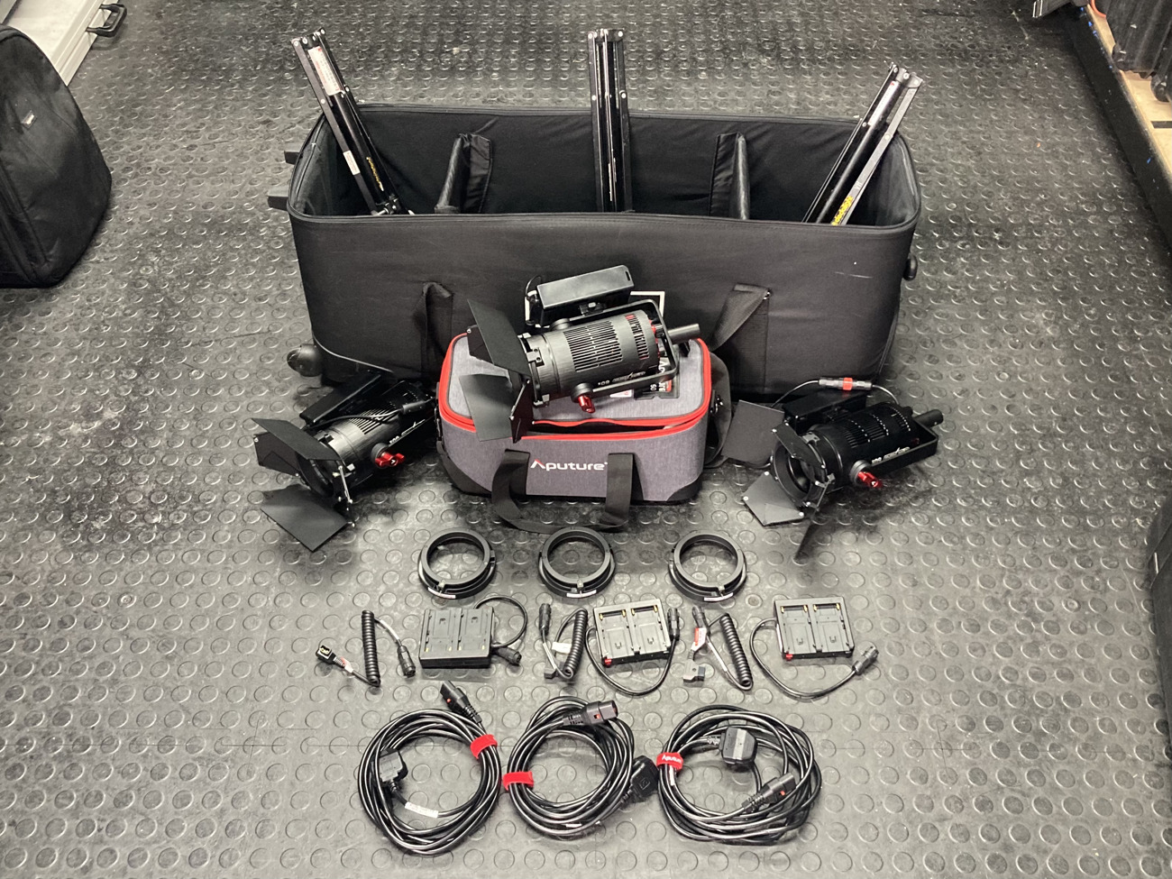3-head aputure ls 60x kit 