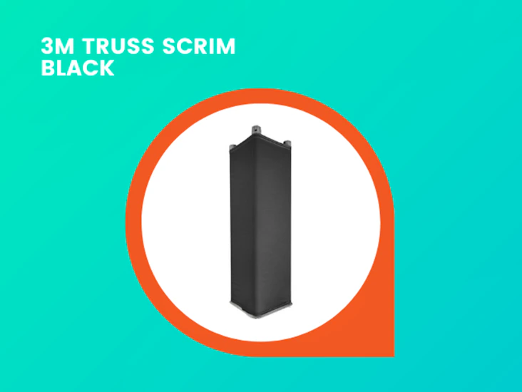 3m truss scrim black