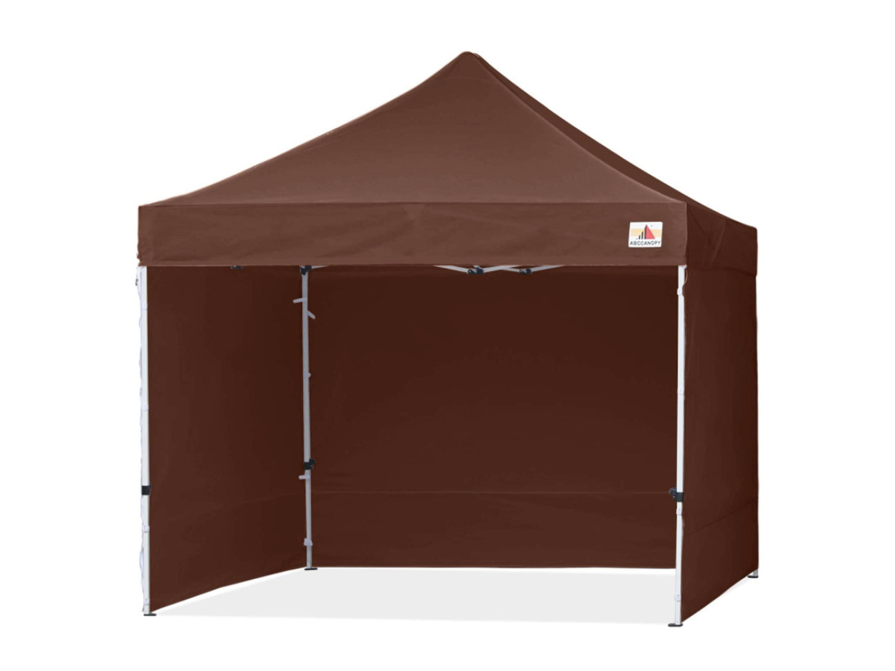 3m x 3m commercial gazebo with sidewalls and door panel