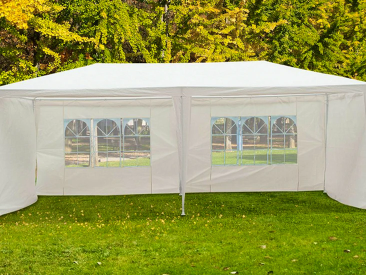 3m x 6m white waterproof outdoor garden gazebo party tent