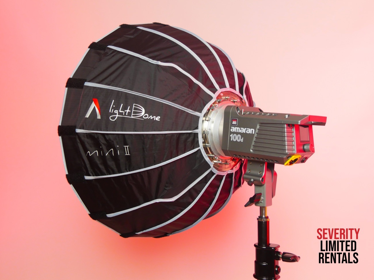 3x aputure amaran 100d light soft box kit 