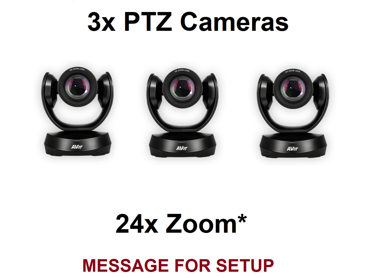 3x aver cam520 pro2 - conference ptz cameras