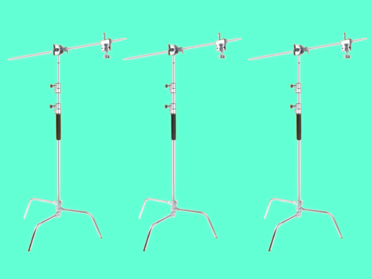 3x c stand / flag stand with flag arm & knuckles