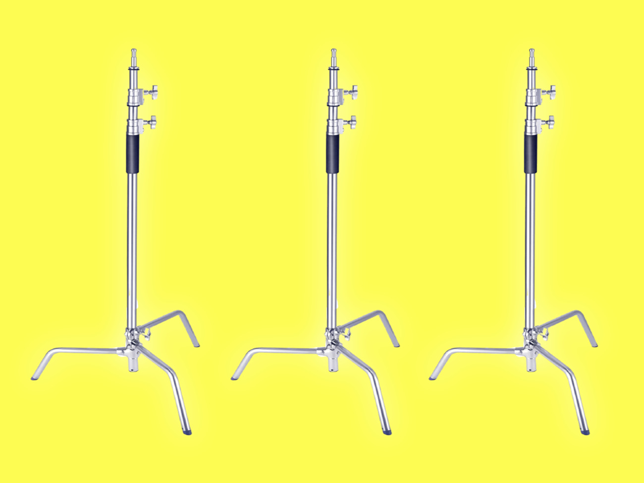 3x c stand/flag stand naked without the boom arm or knuckle