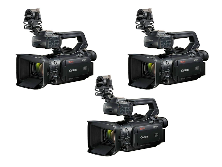 3x canon xf405