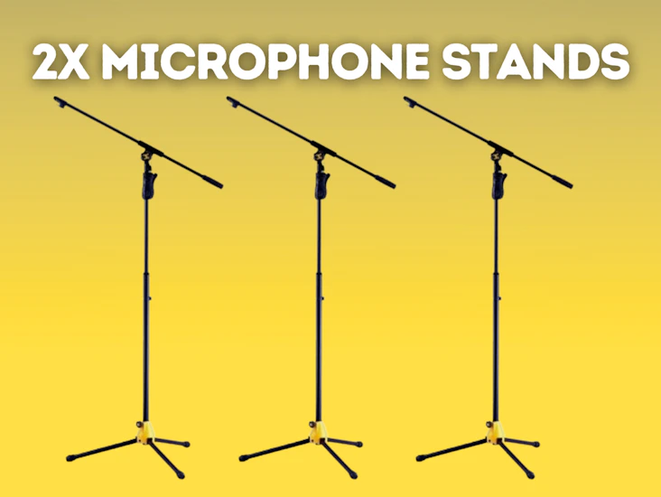 3x hercules ms631b microphone boom stand