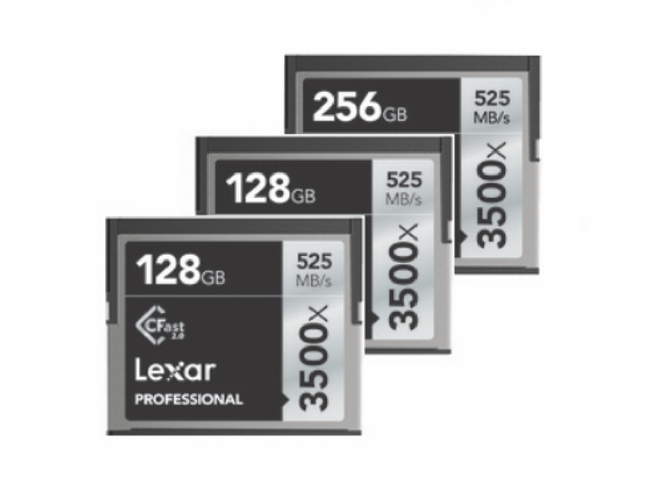 Rent 3x Lexar 3500x CFast Memory Card Package from Benji L for $32