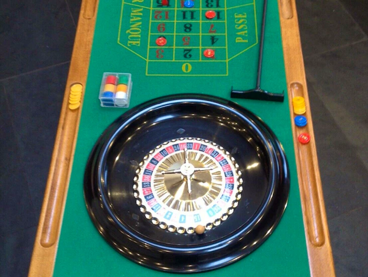 4 in 1 wooden casino bar game table roulette craps blackjack