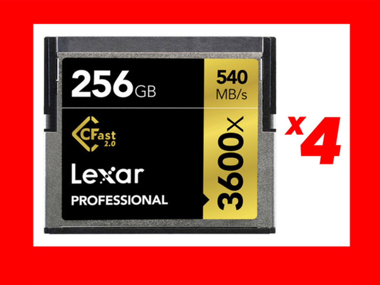 Lexar Professional CFAST 2.0 256GB 3600X 【公式通販】