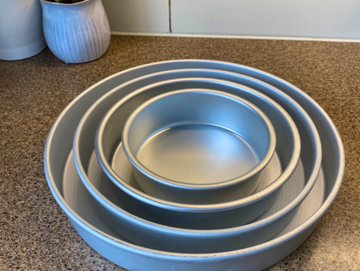 4 tier cake pan set