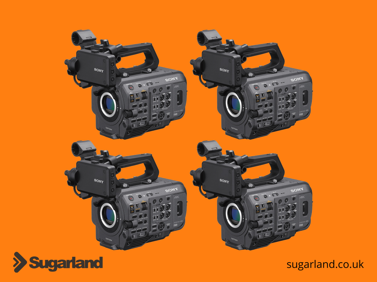4 x sony fx9 camera kit