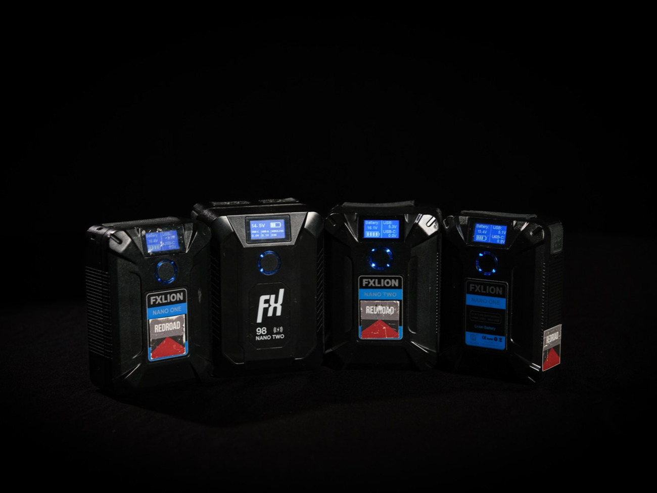 4 x v-lock battery kit (2 x 98wh, 2 x 50wh) + dual charger
