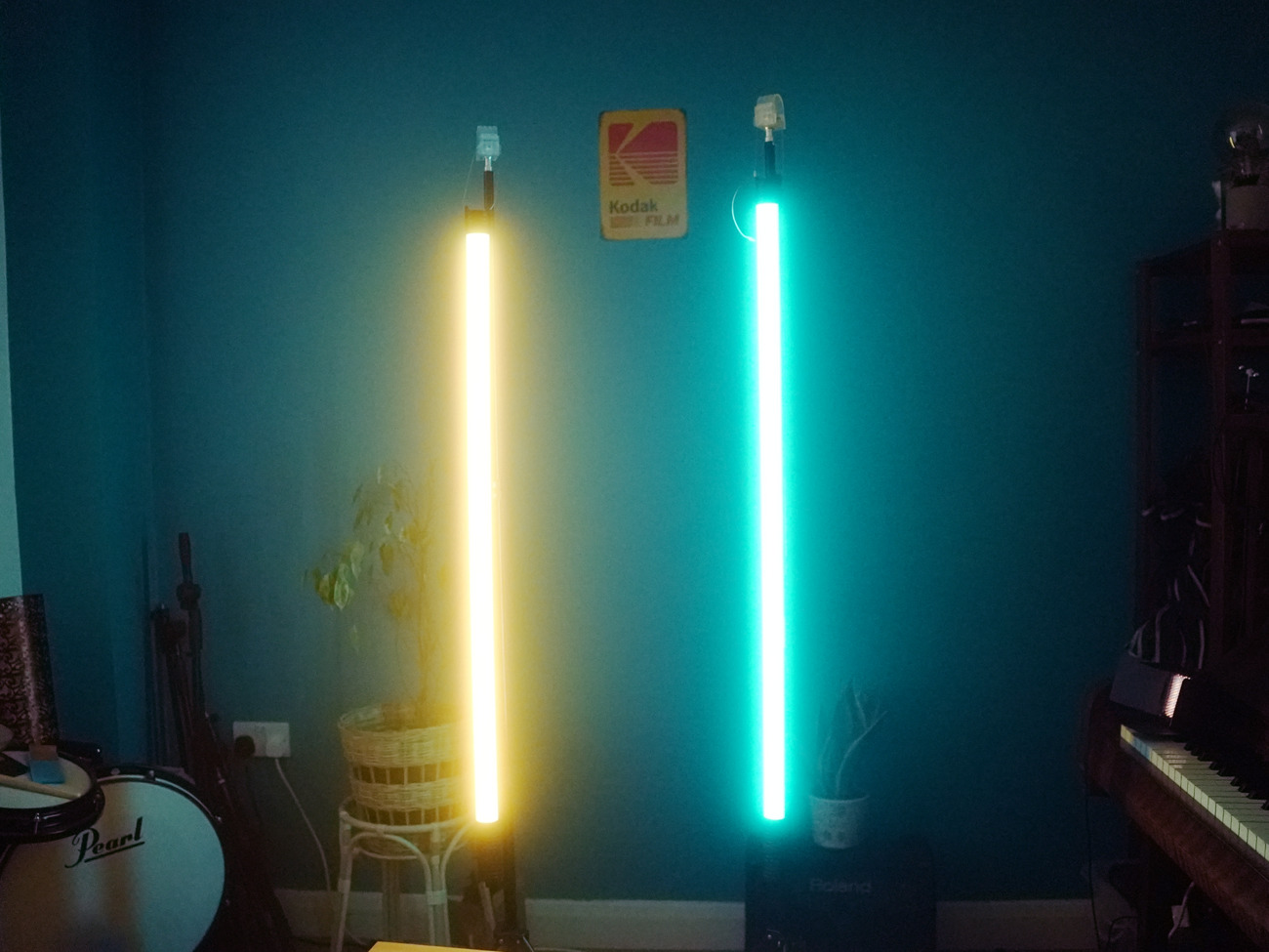 4foot rgb tube lights x2 