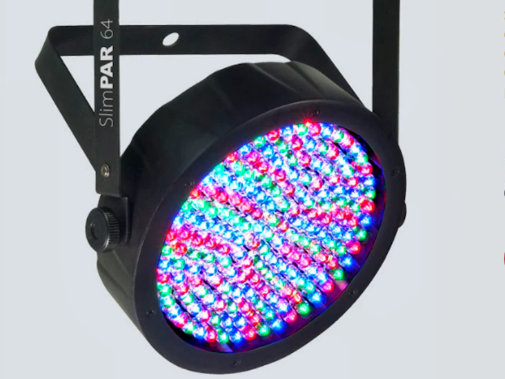 4x chauvet led slimpar 64