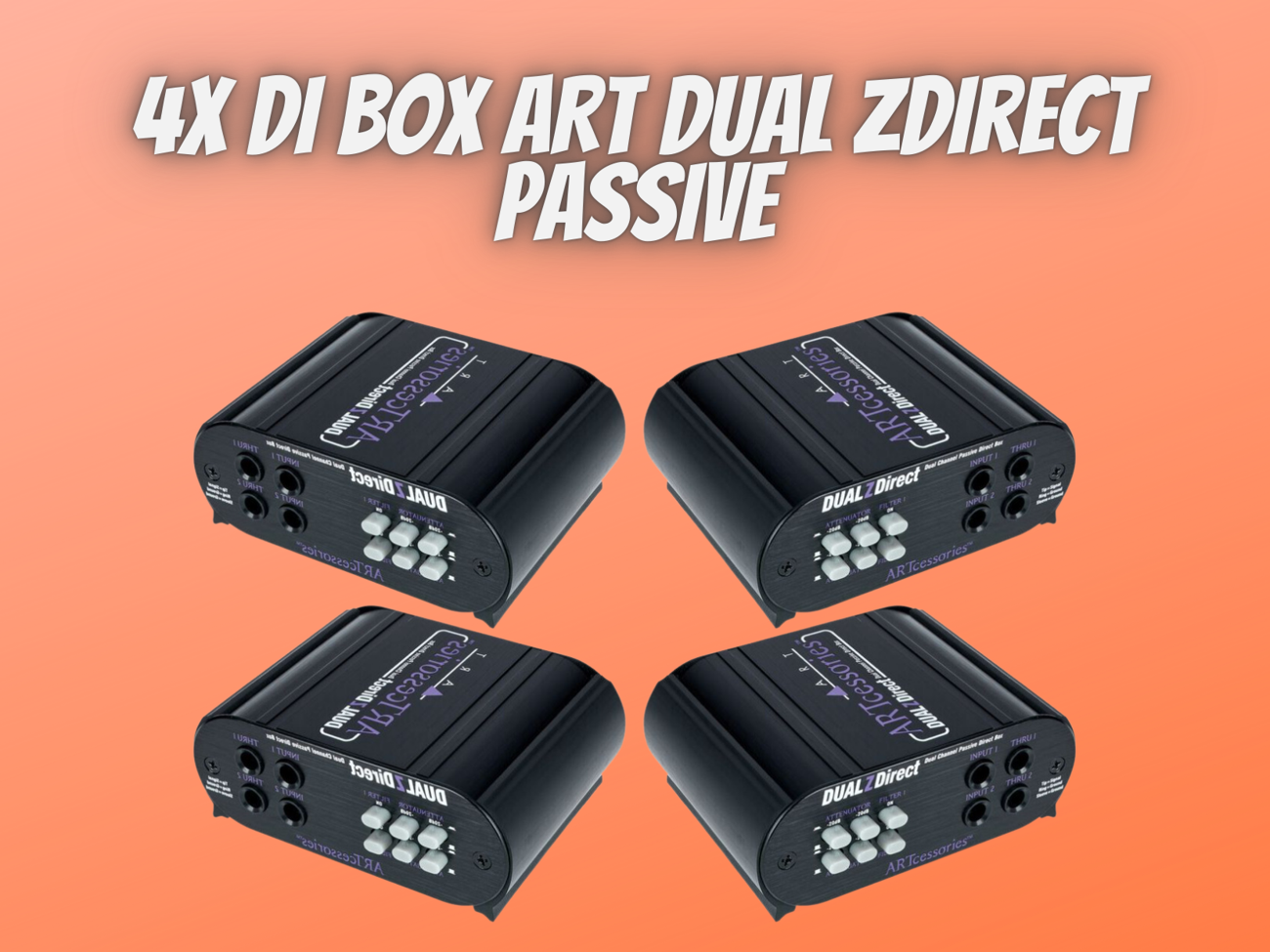 4x di box art audio dual zdirect passive