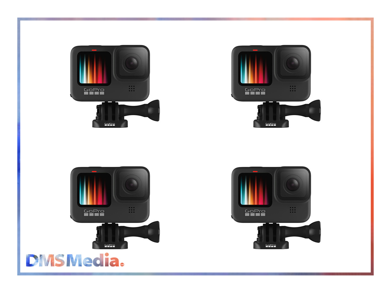 4x gopro hero 9 - black