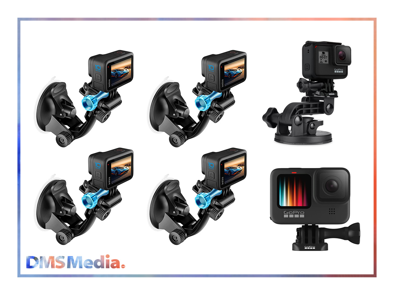 4x gopro hero10 + 2x gopro hero9