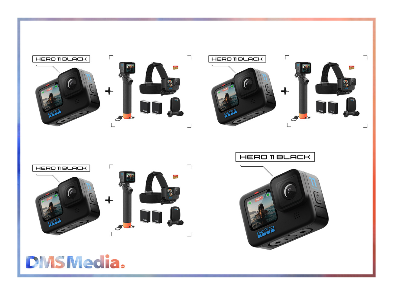 4x gopro hero11 black
