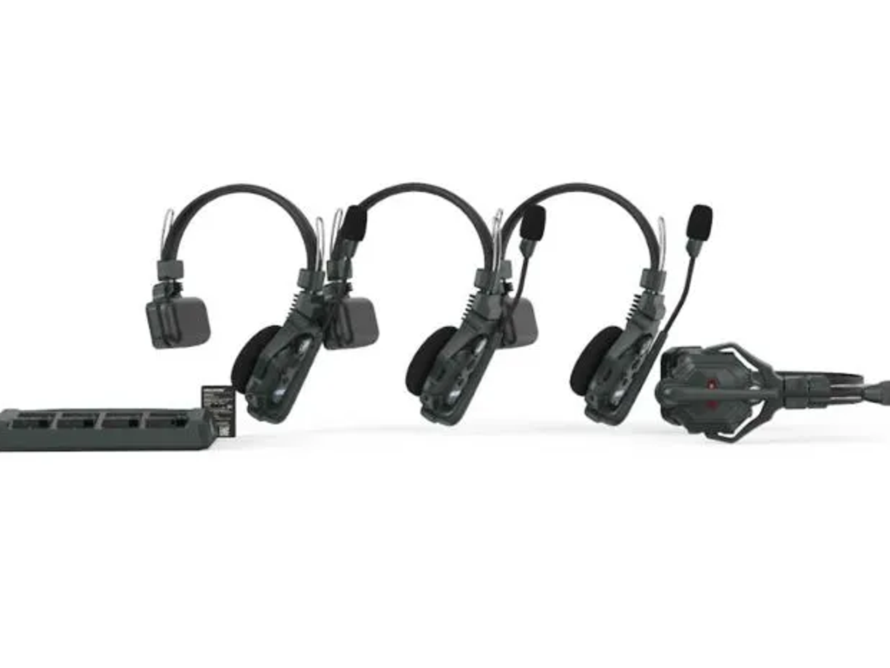 4x hollyland solidcom c1 intercom team crew headset 