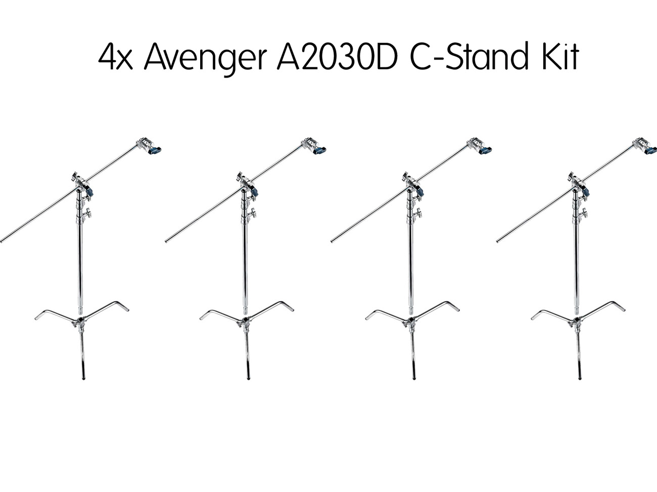 4x manfrotto avenger a2030d-kit c-stand kit