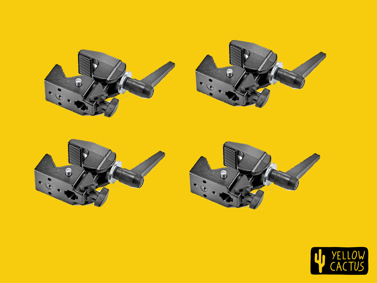 4x manfrotto superclamp - grip clamp for lights