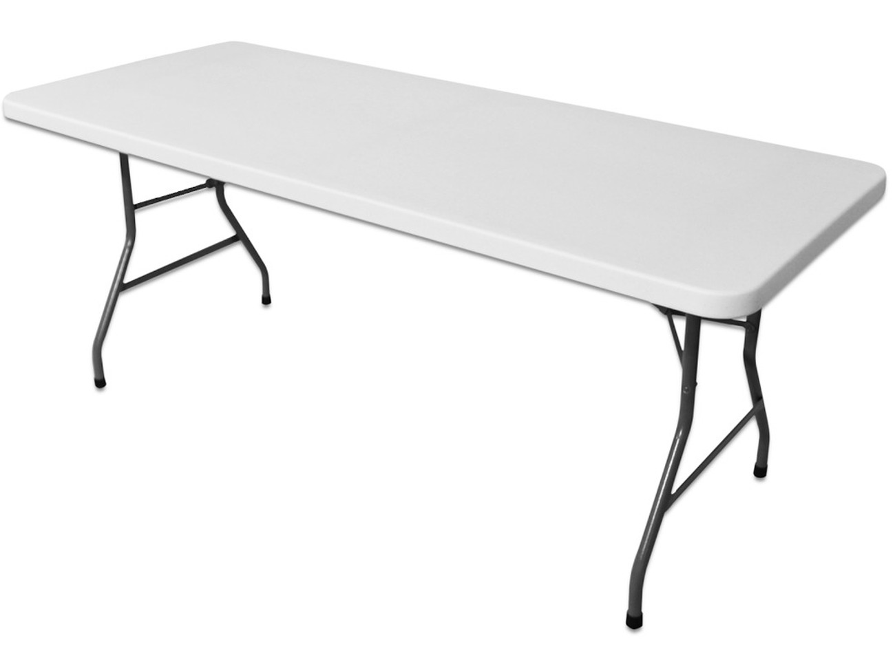 4x plastic trestle tables