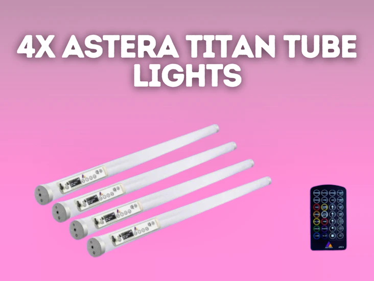4x tube lights astera titan lightings