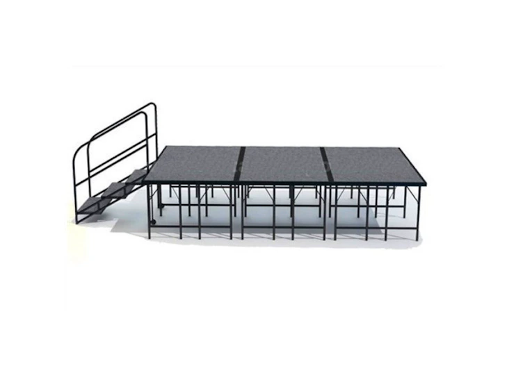 4x8' stage decks/carpeted - various heights