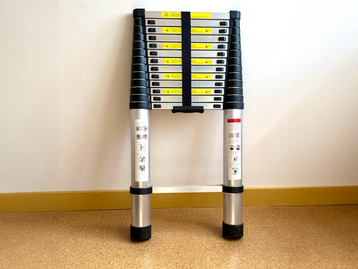 5 meter extendable telescopic ladder