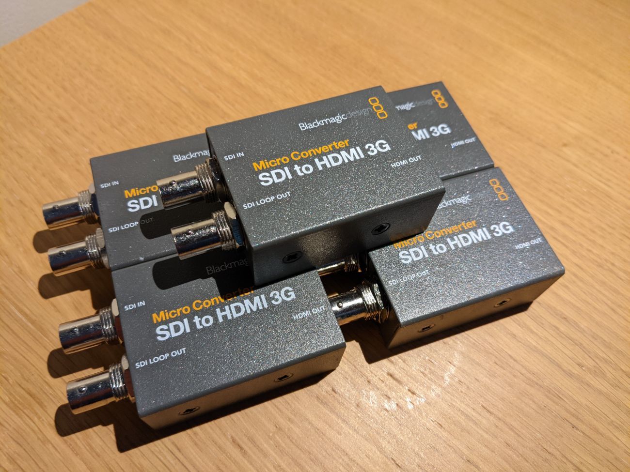 5 x blackmagic sdi to hdmi micro converter 3g