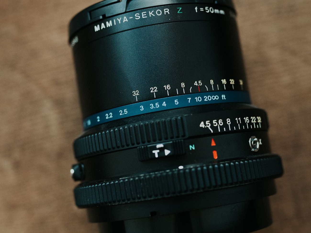 50mm mamiya sekor rz67 lens f4.5 wide angle lens