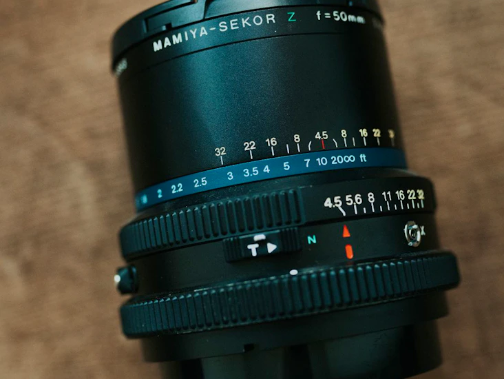 50mm mamiya sekor rz67 lens f4.5 wide angle lens