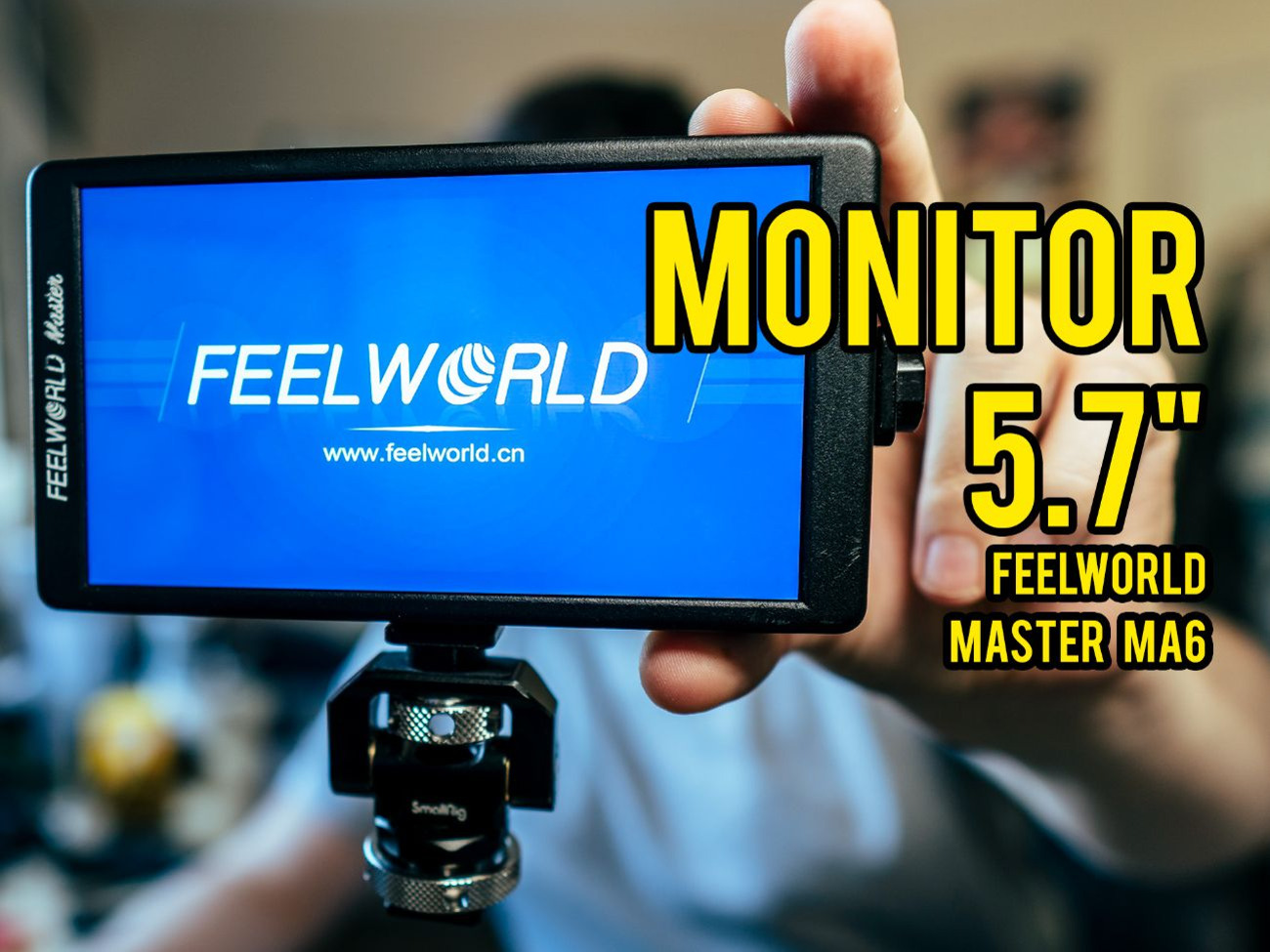 5.7" field monitor - feelworld master ma6 w/ mount (nw3)
