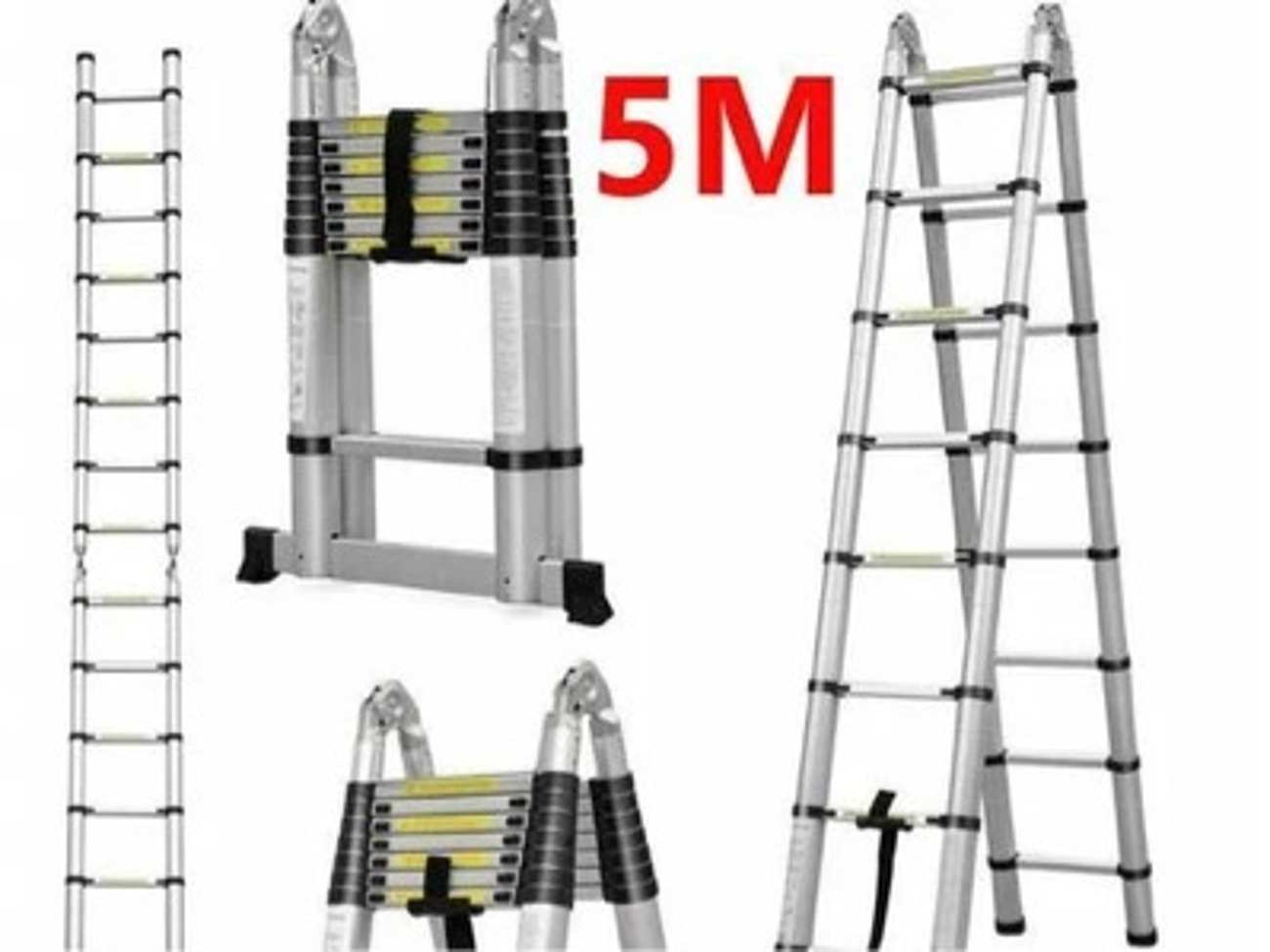 Rent 5m Folding Telescopic Ladder from Dainius J, Upper Walthamstow