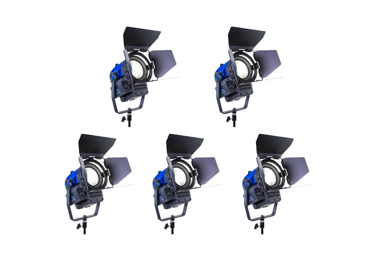 5x dracast fresnel led 500w daylight light