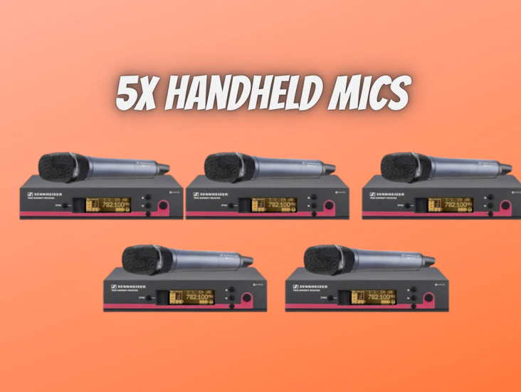 5x sennheiser g3 microphone 566-608 mhz wireless best