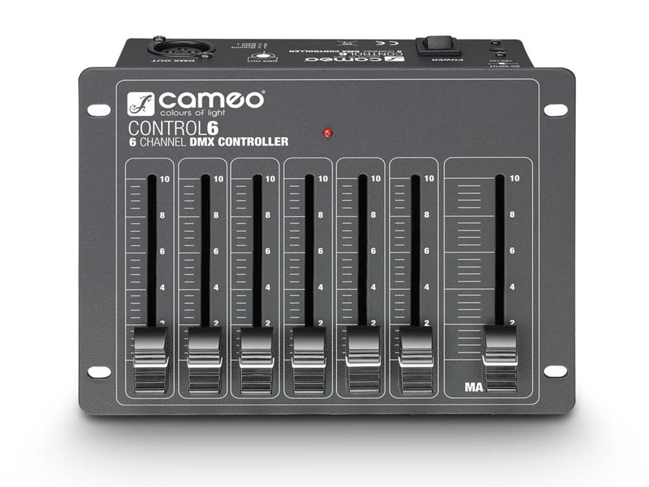 6 channel dmx lighting desk